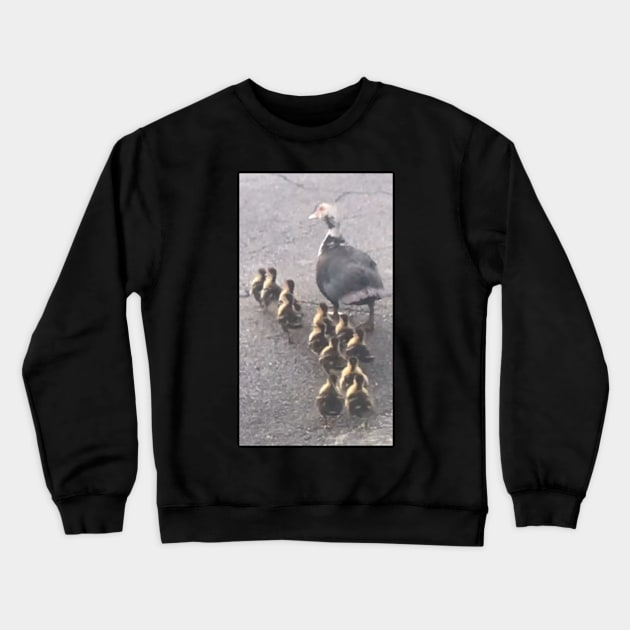 Duck mom Crewneck Sweatshirt by VIVJODI